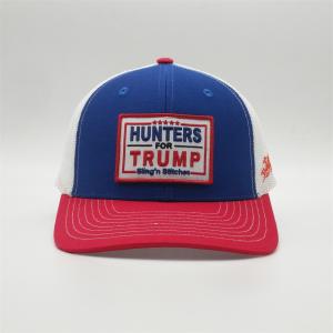 6 Panel Low Profile Hunters Mesh Trump Hat Single Buckle