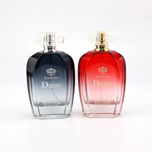 Strong Sealing Glass Personalized Perfume Bottle Crimp Neck Red Gradient Spray