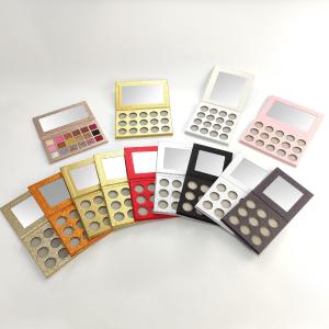 OEM ODM Empty Magnetic Eyeshadow Palette Pans UV Coating Varnishing