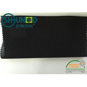 100D * 100D Plain Interlining Material 70gsm With Double Dot PA Coating