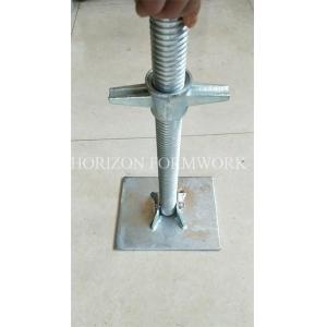 China SGS Scaffold Screw Jack Base With Galvanized Surface For Ringlock Systems on sale