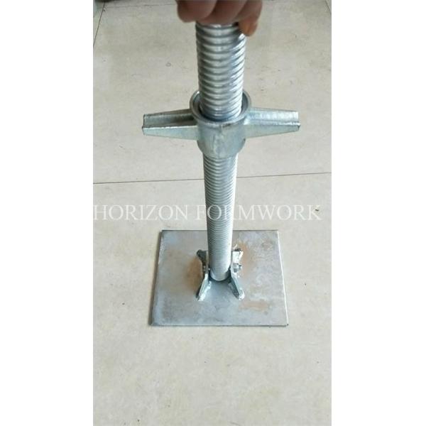 Buy SGS Scaffold Screw Jack Base With Galvanized Surface For Ringlock Systems at wholesale prices