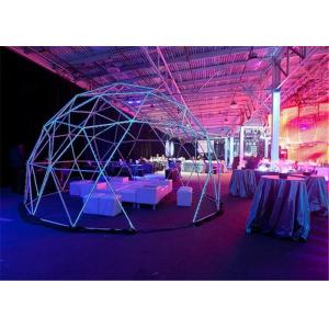 Durable Party Mini Geo Dome Tent With Rainproof Fabric Sidewall