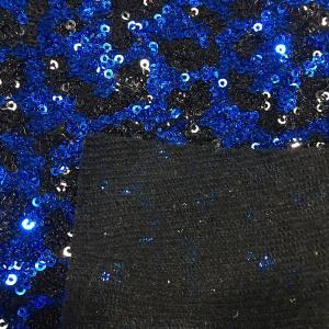 Attractive Glitter Sequin Fabric Thick  Polyester Material Elegant Design