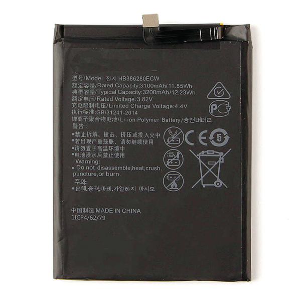 Buy Huawei Ascend P10 Cell Phone Battery Replacement HB386280ECW 3.8V 3200mAh at wholesale prices