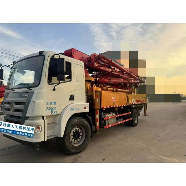 Buy 2019 SANY Used 37m Truck Mounted Concrete Pump Building Equipment at wholesale prices