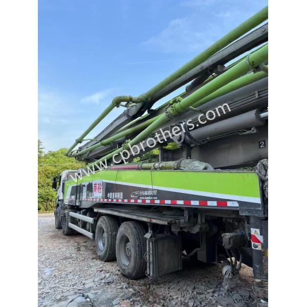 2018 Zoomlion 56m Used Concrete Boom Pump Heavy Equipment Company