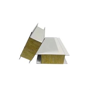Insulation Sandwich Rock Wool Board for Modern Warehouse Design and Fire