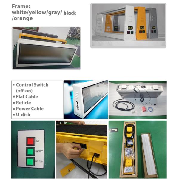 Waterproof P5 3G/ WIFI Wireless Car Roof LED Taxi Top Advertising Display