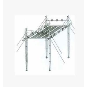 Emergency Restoration Climbing Antenna Tower With Aluminum Crossing Structure