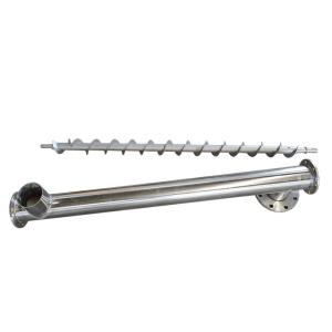 Stainless Steel Pipe Horizontal Screw Conveyor Auger Screw Feeder