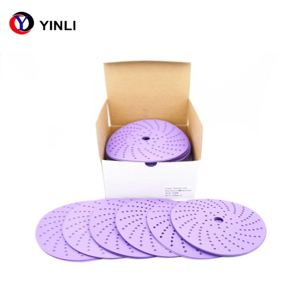 Buy multi-holes  Ceramic Sanding Disc  80 Grit Sandpaper For automatic at wholesale prices