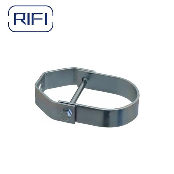 Buy ISO Galvanized Clevis Hangers Electrical Steel Pipe Tube Clamp at wholesale prices