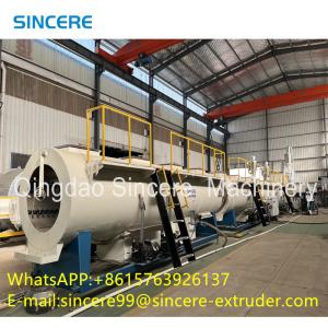 HDPE PVC PE Corrugated Pipe Machine Extruder 110mm 400mm