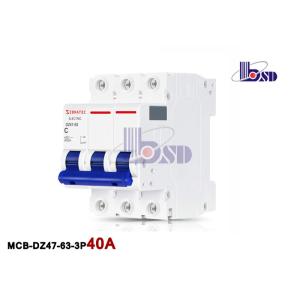 40 Amp Mini Circuit Breaker 3 Pole Type B Curve Mcb For Building Office