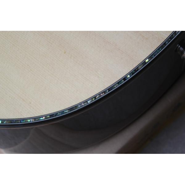 Ebony finggerboard 41-inch cutaway 916 natural wood color left handed acoustic guitar, Spruce,fishman pickup EQ