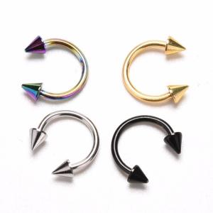 Buy cheap Steel Circular Barbell Nostril Nose Ring Piercing Ball Horseshoe Rings Horseshoe from wholesalers