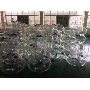 Transparent Single Tube , Amusement Float Toys Inflatable Water Swimming Ring
