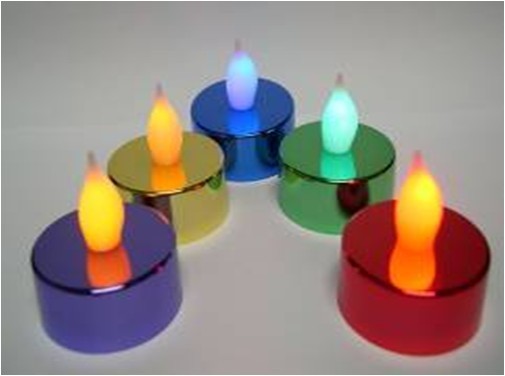 Buy pary colorful Led candle light at wholesale prices