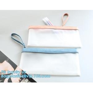 promotion zipper pencil bag, Waterproof and shockpfoof Triangular pencil bag