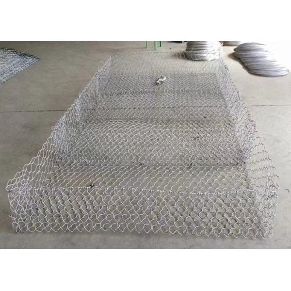 Buy 80x100mm 3mm wire galvanized hexagonal gabion basket at wholesale prices