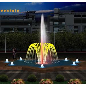 High-level outdoor music water fountain for waterscape