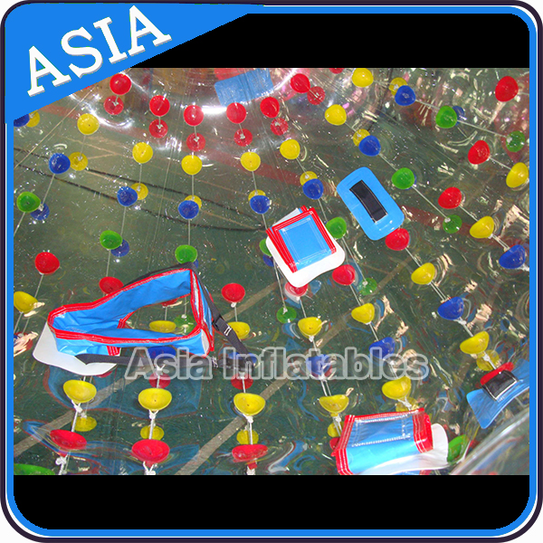 Single Hole Clear Inflatable Grass Zorb Ball In 0.8mm Tpu Used In Grass
