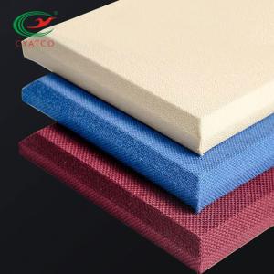 Flameproof Durable Wrapping Acoustic Panels , Multipurpose Fabric Wall Acoustics