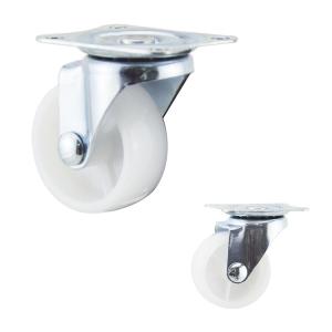 40mm Diameter Plastic Light Duty Casters 360 Degree Rotating