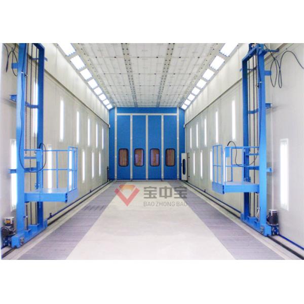 Buy Lift Man In Paint Room Truck Paint Spray Booth With 3D Lifting Platform at wholesale prices