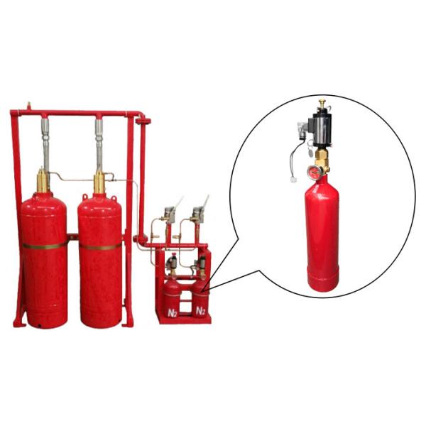 Buy 3.5 M/s Fire Suppression Agent FM200 Gas Suppression System Density 1.2 Kg/M3 70L at wholesale prices