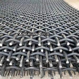 High Manganese Mining Wire Mesh Vibrating Screen Mesh For Stone Crusher