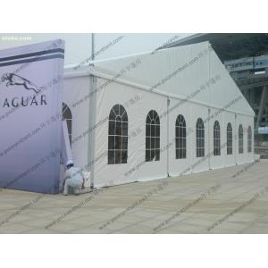 White PVC Cover PVC Event Tent , Large 20m Clear Span Tent For Outdoor Auto