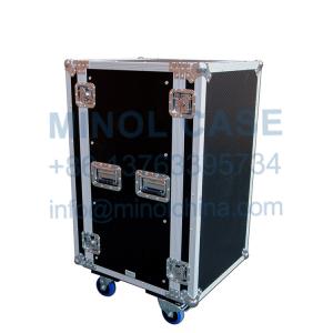 Custom Shockproof 20U Rack Case Flight Case With Wheels For Music Equipment