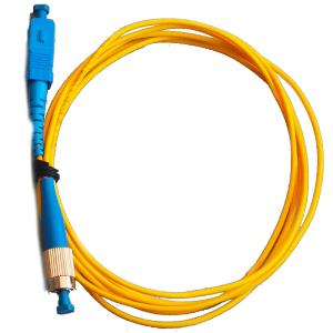 SM UPC Fiber Optic Patch Cord SC To FC With Connector Local Area Network