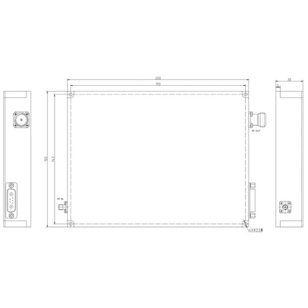 1100-1700MHz 200W Solid State RF Power Amplifier For Signal Amplification And Processing In Laboratory
