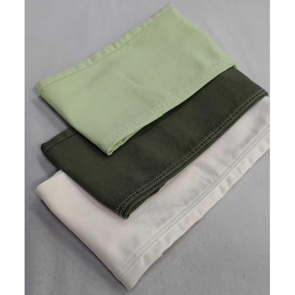 Rotor spinning 320GSM with full width 62" construction 16*200D/70D+16 Satin Denim fabric JS4121-320