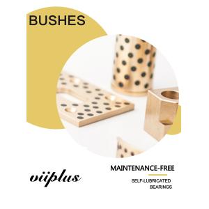 Bronze Oilless Graphite Plugged Bushings C93200 SAE660 Tin Bronze Bearing