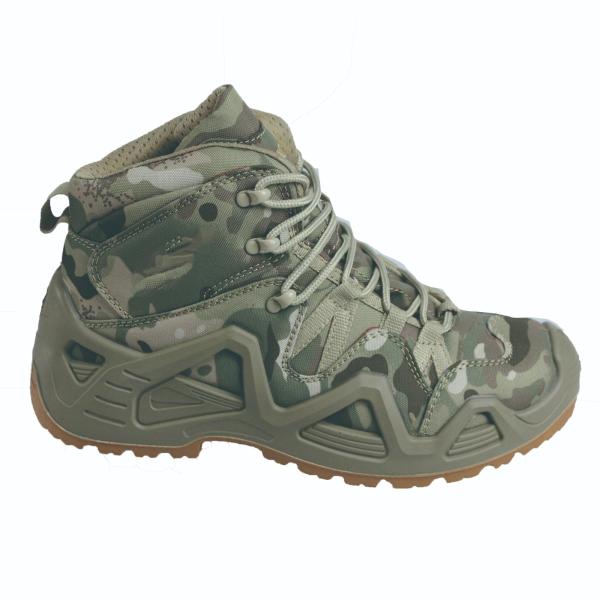 Long-Lasting Outdoor Shoes With Waterproof Upper And Metal Eyelets PUPU OEM Army Combat Boots
