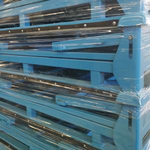 Customized Stackable Folding Steel Pallet Box Grid Material Box Industrial