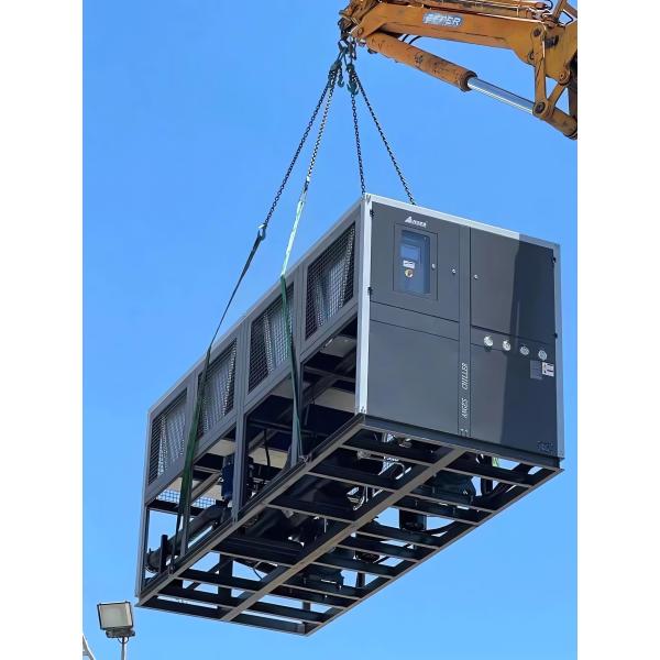 60HP Air Cooled Screw Chiller Industrial Process Water Chillers For Printing