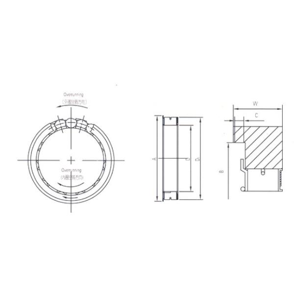 FWD332211BRB FWD332211BRS One Way Motorcycle Clutch Bearings