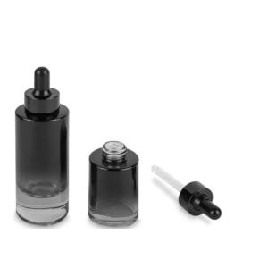 Recyclable 20ml Dropper Bottles , Essential Oil Packaging Bottles Black Anti