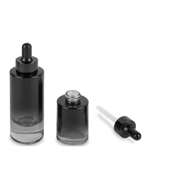 Recyclable 20ml Dropper Bottles , Essential Oil Packaging Bottles Black Anti