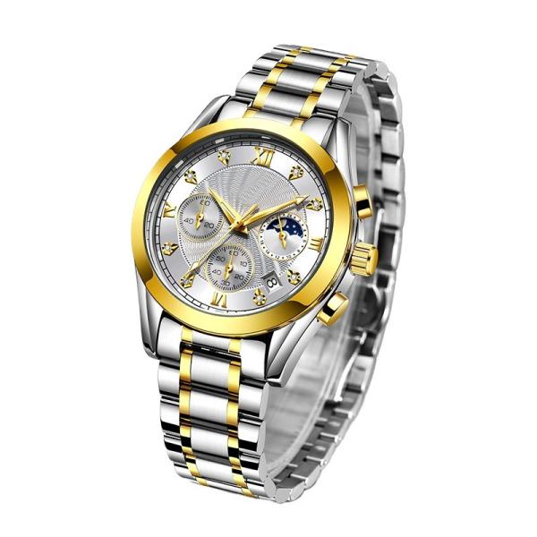 Buy 19cm Stainless Steel Quartz Watch For Ladies Waterproof 3BAR 10 ATM at wholesale prices