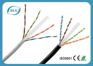 Quality Ethernet Wires Cat6 Lan Cable 24AWG 23AWG BC UTP 1000FT RoHS Certificated for sale