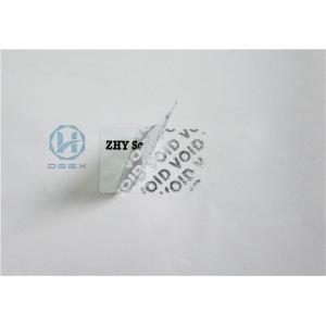 Professional VOID Sticker Printable Security Labels Customized Size