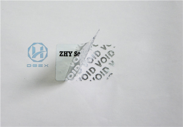 Buy Professional VOID Sticker Printable Security Labels Customized Size at wholesale prices