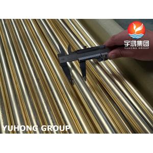 ASME SB111 C44300 / CuZn28Sn1 / CZ111 Brass Seamless Condenser Tube
