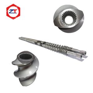 High Precision Customized Twin Screw Extruder Elements Screw Segments